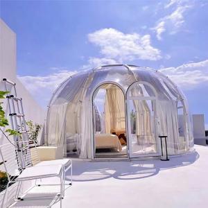 Modern Resort Bubble Dome Tent Luxury High Sound Insulation With LED Light