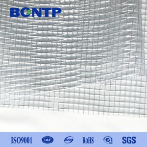 China bâche transparente Mesh For Greenhouse blanc de revêtements en PVC de 1000D Mesh Fabric supplier