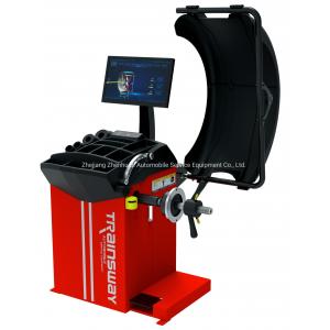 China Small Size Wheel Balancing Machine with Self-Calibrating 3D Computer and Laser Technology supplier