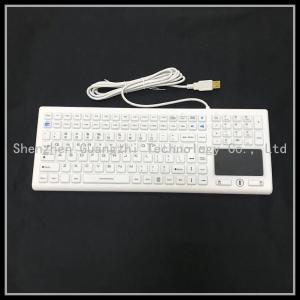 China Washable 122 Key USB PS2 Medical Silicone Keyboard supplier