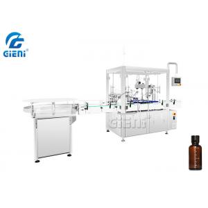 China Automatic 10ml Glass Bottle Hair Oil Filling Machines With 4 Nozzles supplier