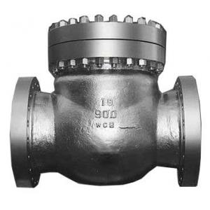 China Carbon Steel Swing Check Valve With Swing Full Bore And 150# RF Flange supplier