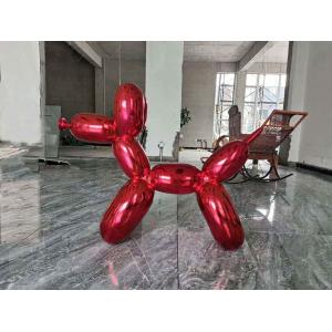 Custom Modern Animal Stainless Steel 1.2m Bubble Dog Sculpture