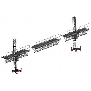 China Mast Suspended Access Platform Climbing Aerial Work With Single Cage Or Double Cage supplier