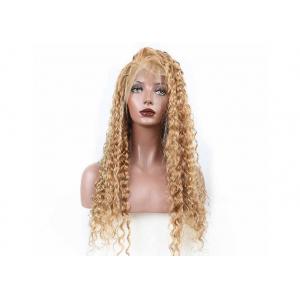 9A Long Curly Human Hair Lace Front Wigs Healthy Can Be Dyed Any Color And Ironed
