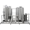 Refrigerated Dairy Production Line / Milk Cooling Tank With CIP Cleaning System