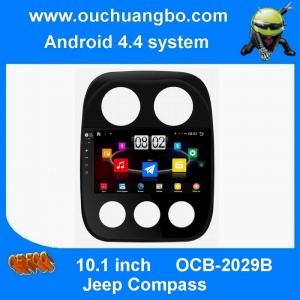 Ouchuangbo Quad core 1024*600 big screen Car DVD Player GPS Navigation In dash android 4.4 for Jeep Compass