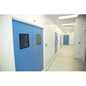 GMP Hospital Pharmaceutical Clean Room Door With Seal Rubber Hydraulic Door Closer