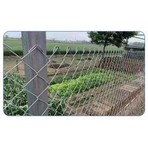 China 2m Height Garden Iron Wire Mesh 1.5mm Pvc Coated Chain Link Fence supplier
