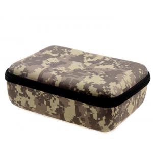 Camouflage Portable EVA Storage Bag 170x140x50mm Waterproof Storage Case