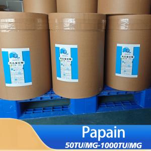 China standardized papain powders and liquids Applied To Protein Hydrolysis And Enzymatic Hydrolysis supplier