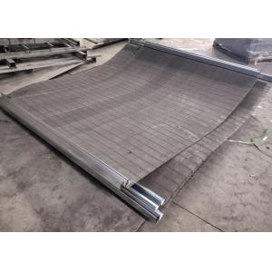 China 65mn Hight Carbon Vibrating Woven Screen Mesh For Mining And Crusher supplier