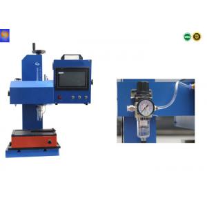 China Desktop Nameplate Dot Peen Pneumatic Marking Machine Metal Plate Printing Equipment supplier