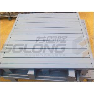China Waterproof Galvanized Powder Coating Steel Metal Pallets Single Faced Eco-Friendly supplier