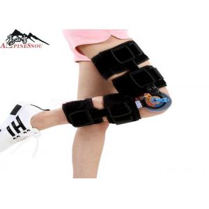 China Medical Care Neoprene Hinged Knee Brace Lower Limbs Adjustable Knee Retainer supplier