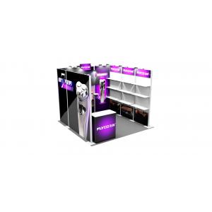 China Advertising Custom Trade Show Displays , Tension Fabric Portable Trade Show Booth supplier