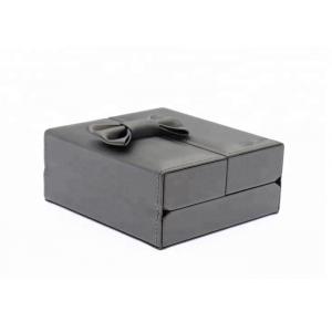 ROHS Leather Jewelry Packaging Boxes , Mirrored Jewellery Box For Travel