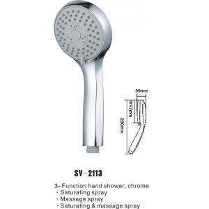 China Luxury 3-Function Flow ABS Shower Head supplier