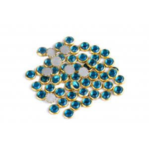 China Strong Glue Lead Free Crystal Beads , Alloy / Glass Crystal Rhinestones supplier
