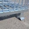 China Space Saving Galvanized Metal Wire Mesh Cages Foldable 500KG-1000KG Load Capacity wholesale