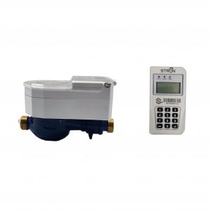 IP68 DN15 Prepaid Water Meter , ISO14001 Water Watch Prepaid Meters