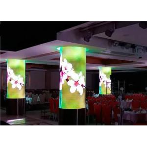 Cylindrical Flexible Led Curtain Display Indoor ICN2038 driver IC