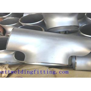 China UNS S32750 UNSS32760 Stainless Straight Butt Weld Tee Hot Forming supplier