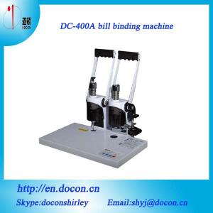 China DC-400A manually bill binding machine supplier