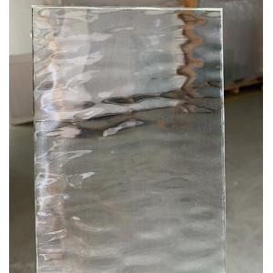 Clear Water Tempered Colored Textured Tempered Glass Panels Karatachi GB15763