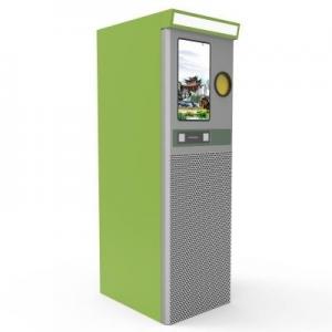 Bank Service Center IP54 150pcs Can Recycling Vending Plastic Bottle Collecting Machine