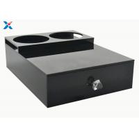 China Hotel Tea Cup Holder Acrylic Storage Box , Black Small Acrylic Display Box on sale