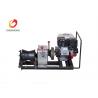 China Small Portable Wire Rope Winch , HONDA Petrol Engine Powered Winch 10KN Capacity wholesale