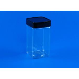China Square Shape Small Sealable Jars , Reusabel Plastic Jam Jars 395Ml 45G supplier