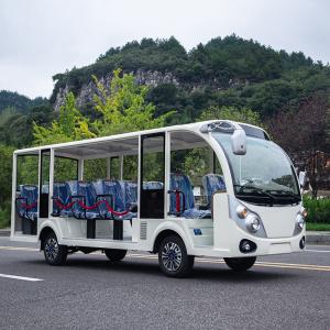 72v Lead Acid Maintannence Free Battery Operated Tourist Bus 14 Setas Electric Sightseeing Car