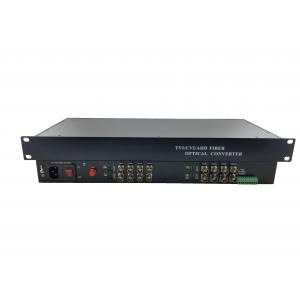 China full hd video converter Rack mount chassis HD 1080p Video Converter support CVI / AHD / TVI/CVBS encoder multiplexer supplier