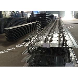 Custom Reinforced Truss Composite Floor Decking For Concrete Slab Fabrication