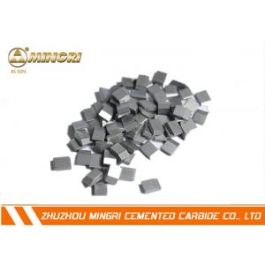 China Welding Tungsten Carbide Saw Tips , Tungsten Carbide Tool Tips Cutting Plywood supplier