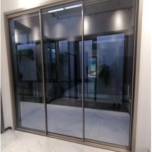 Narrow Frame Slim Aluminum Slide Door Heat Resistant Exterior Sliding Door