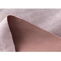 China Plain Dyed Micro Suede Polyester Fabric For Winter Jacket on sale