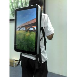 19 inch backpack lcd digital advertising POP playback display