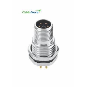 China El PWB masculino de Front Side Fastening With del conector del panel M12 T del poder 16DC entra en contacto con PG9 supplier