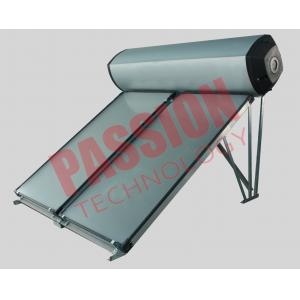 Compact Swimming Pool Solar Water Heater Flat Plate Black Chrome Coating