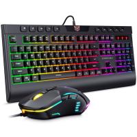 China Computer Wired RGB Gaming Keyboard and Mouse Combos LED for Gamer on sale