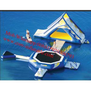 China Inflatable rainbow water slide, inflatable water part slide,Inflatable slide Game supplier