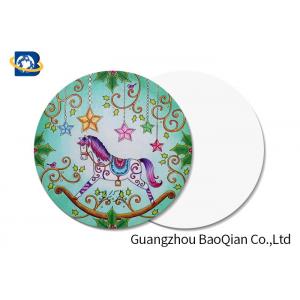 China Whirligig Horse Pattern 3d Printing Business Cards Plsatic PET / PP Material supplier