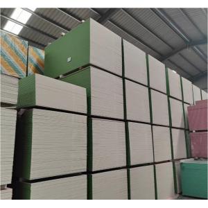 China 4 X 8ft Waterproof Drywall Green Board , 12.5 Mm Plasterboard Tapered Edge For Ceiling supplier