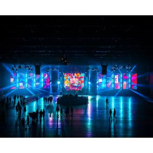 China P4.81 Indoor Rental LED Display Flexible Screen Curved 43264/㎡ Pixel Dimension supplier
