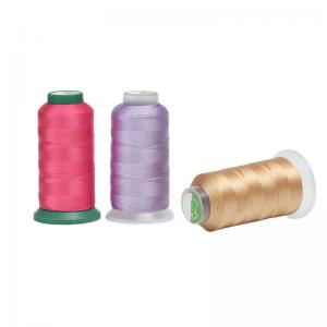 China 300D High Strength Polyester Thread Sewing 3 Strand For Nylon Lockstitch Sewing Machine supplier