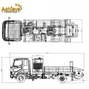 China PTO Driven Truck Mounted Concrete Line Pump AI-50CLPP 40M³/H For Australia supplier