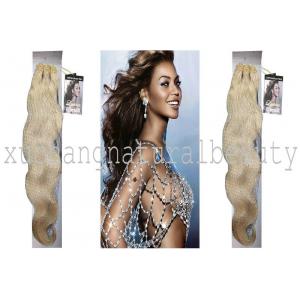 Unprocessed 100 Indian Virgin Hair Extensions , Body Wave Human Hair